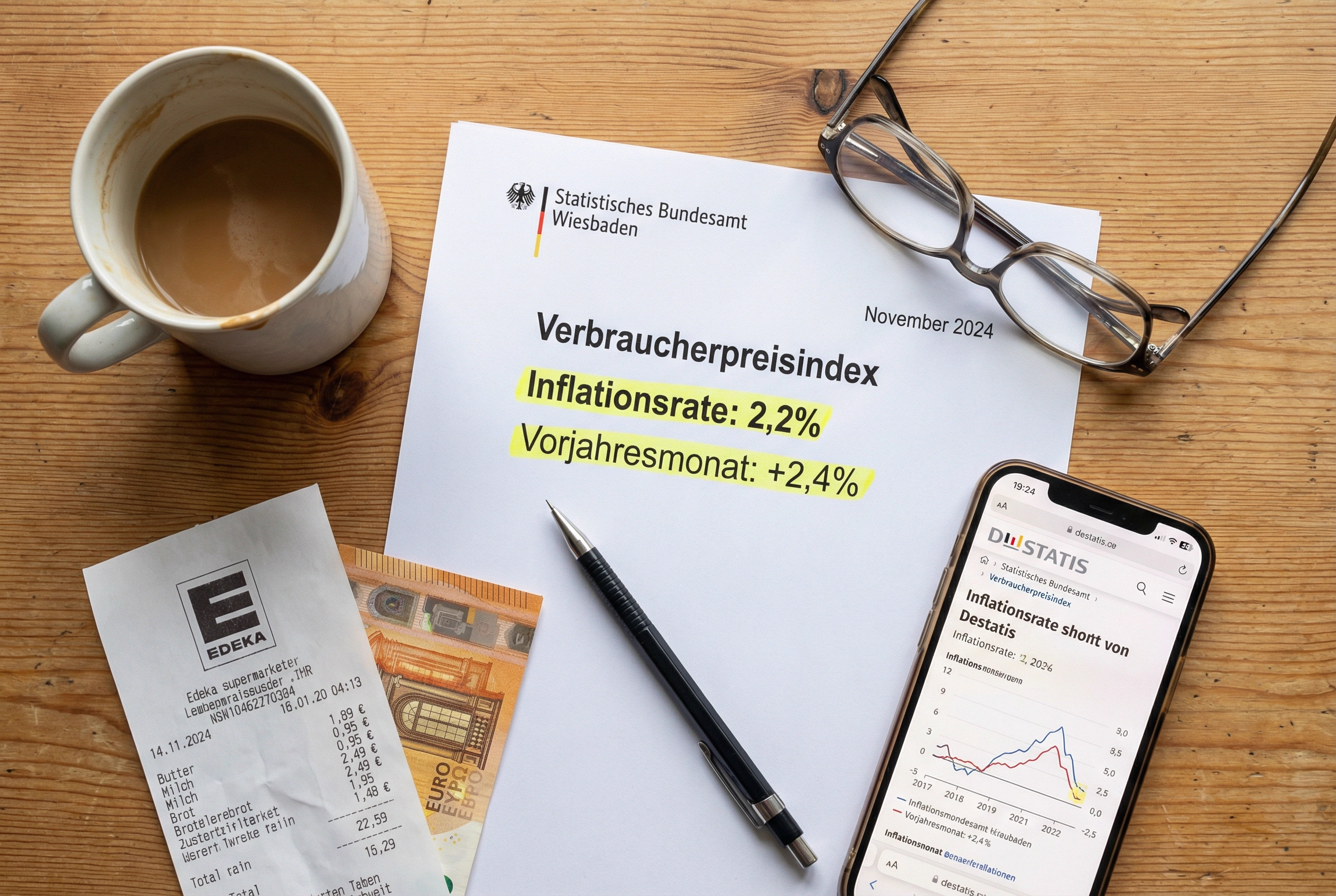 Deutschland Inflation 2,1% im Januar 2026 — Stabilisierung nahe EZB-Ziel